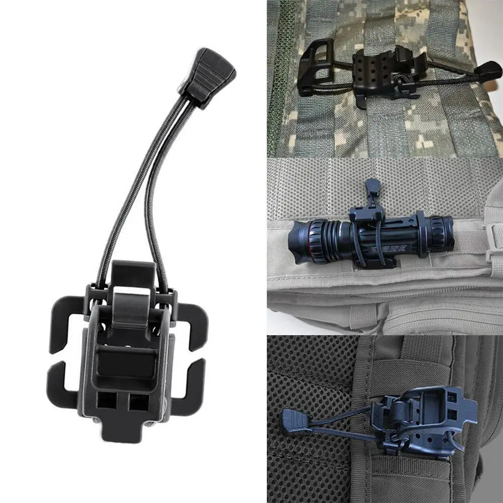 Tactical Wheel Clip Molle Hiking Accessories Multifunction Hanging Buckle Shovel Clamp Axe Clamp Bracket Military Backpack Acces  ourlum.com   