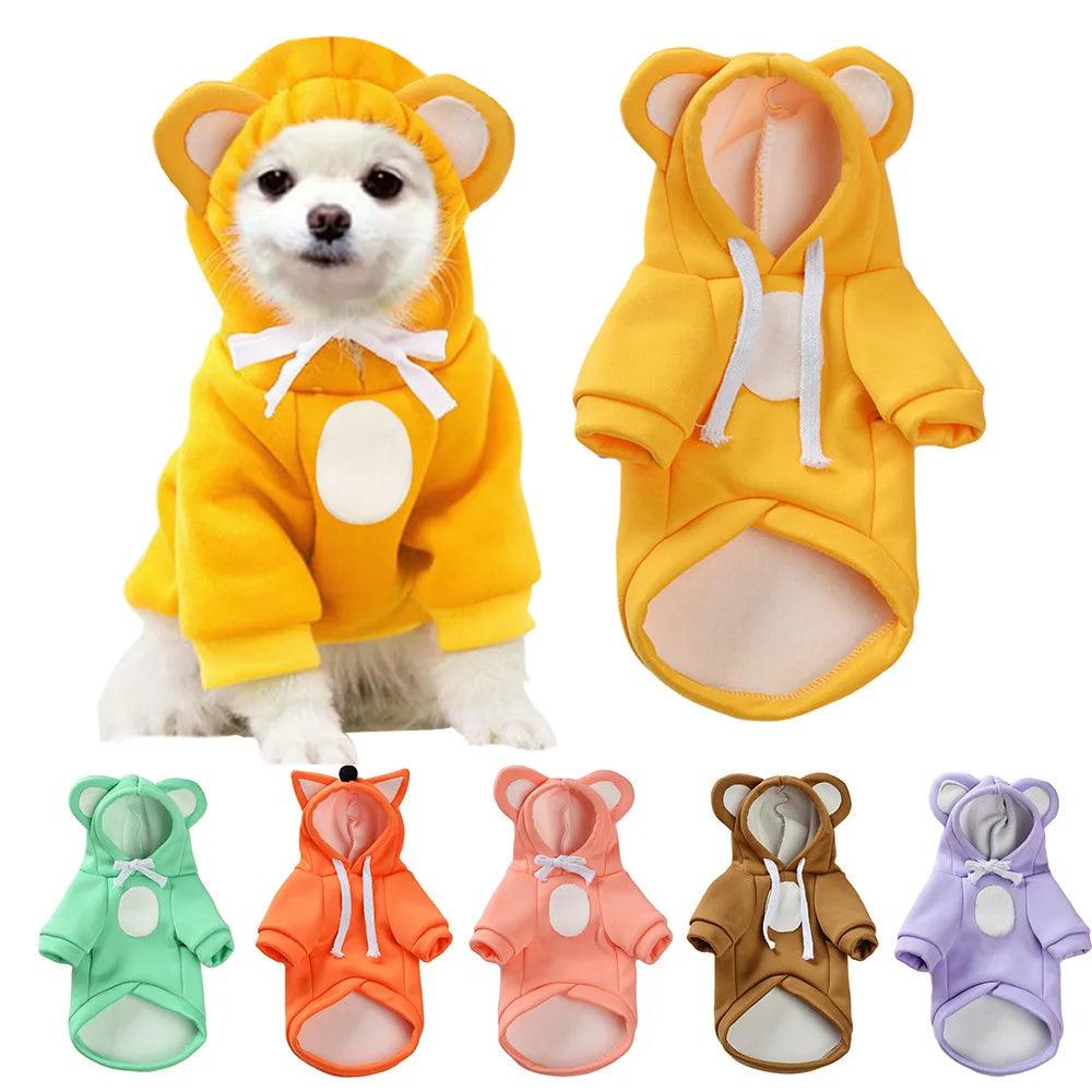 Cozy Plush Winter Pet Jacket for Small Dogs and Cats  ourlum.com   