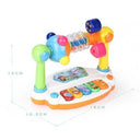 Children's Rotating Music Piano: Interactive Educational Toy with Light and Sound  ourlum.com A  