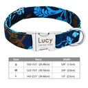 Personalized Nylon Dog Collar with Free Engraving: Stylish & Safe Pet Accessory  ourlum.com 011blue S 