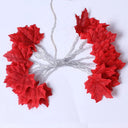 Maple Leaf LED String Lantern Garland: Festive Home & Party Lighting  ourlum.com 3 2M 10Led-Battery box 