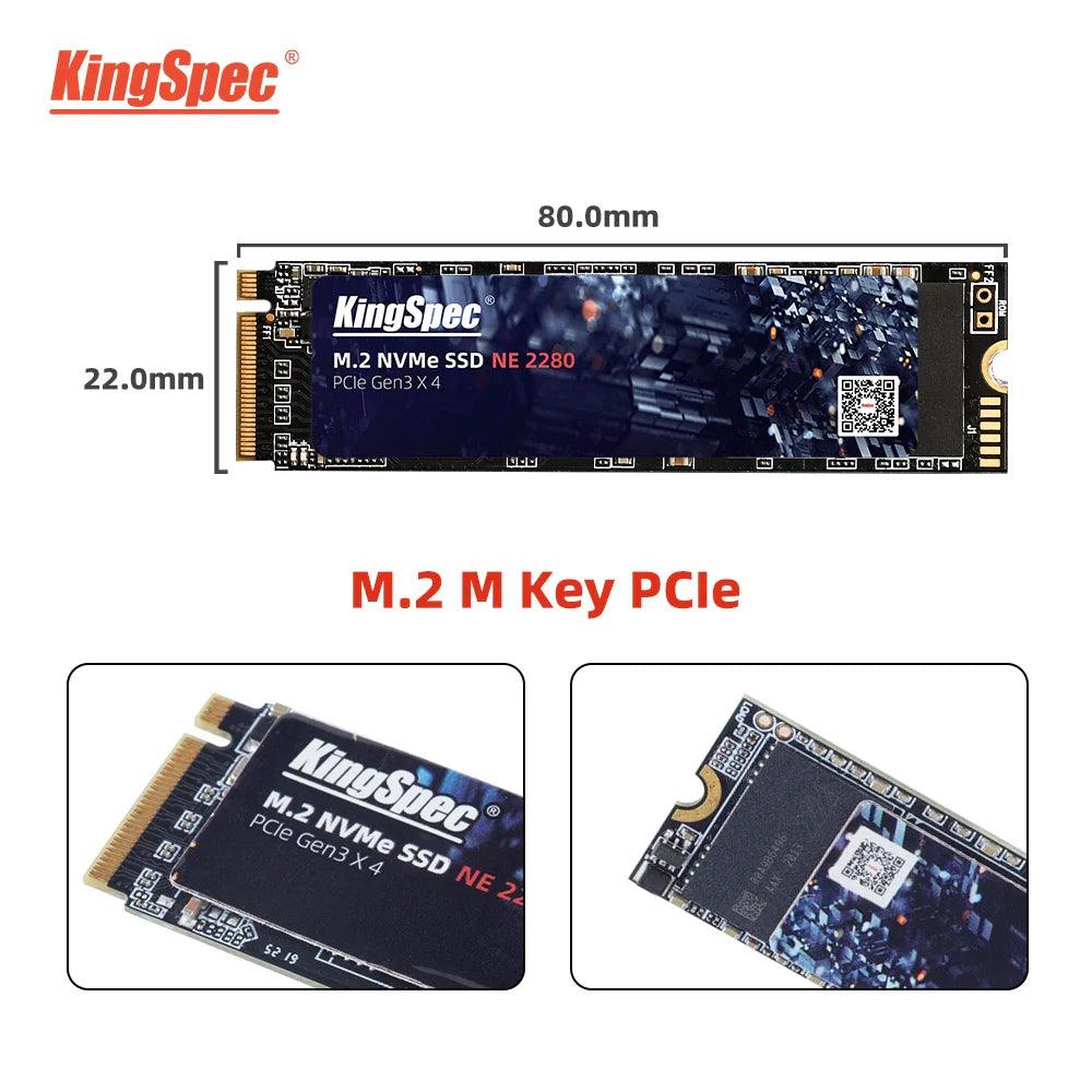 KingSpec SSD NVME PCIe Hard Drive: Fast Storage Solution & High Performance  ourlum.com   