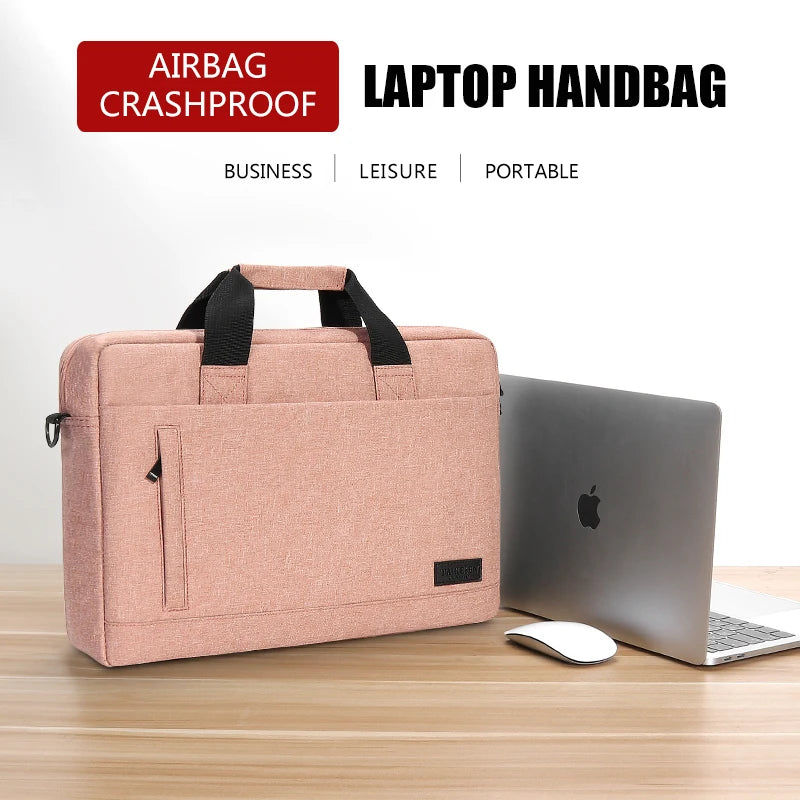 Laptop Carrying Bag Sleeve Case for Macbook Air Pro HP Huawei Asus Dell - Multi-Functional Briefcase  ourlum.com   