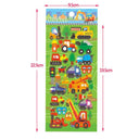 3D Bubble Cartoon Anime Waterproof Traffic Stickers for Kids  ourlum.com   