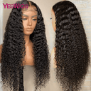 Premium Deep Curly Wave Lace Front Wig 100% Virgin Hair