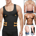 Men's Slimming Body Shaper Corset Vest Shirt Compression