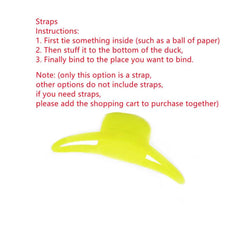 Yellow Duck Helmet Wind Spinner: Fun Riding Accessory for Car or Bike