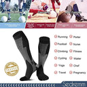 Performance Boosting Men's Compression Socks for Active Use