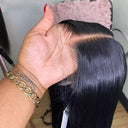 Premium Brazilian Straight Lace Front Wig Remy Human Hair