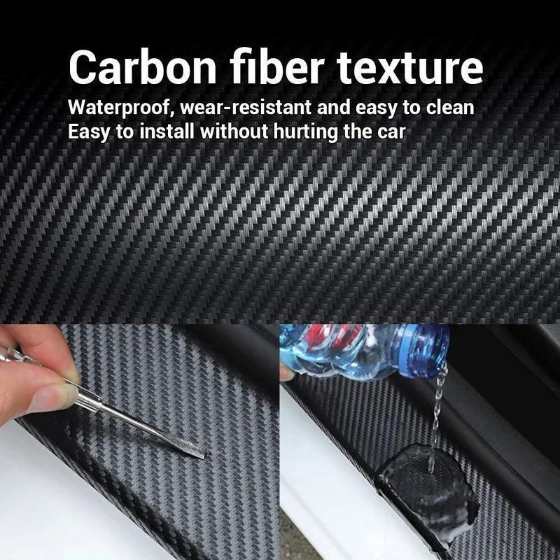 Nano Carbon Fiber Vehicle Protection Kit - Scratch-Resistant Car Sticker Set  ourlum.com   