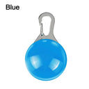 LED Glow Safety Dog Collar: Bright Night Light for Pets  ourlum.com Pendant Blue XS 28-38 cm 