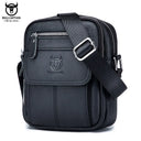 Bullcaptain Casual Men's Shoulder Bags High-Quality Leather