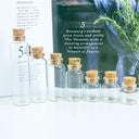 50pcs 10ml 15ml 20ml 25ml 30ml 40ml Glass Bottles with Cork