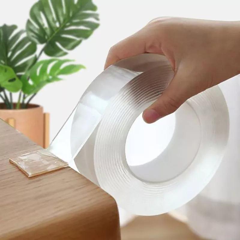 5M Transparent Reusable Nano Tape for Household Organization  ourlum.com   