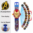 3D Superheroes Interactive Watch: Disney Cartoon Timepiece  ourlum.com 12  