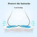 U-Shaped Cooling Gel Memory Foam Seat Cushion for Office