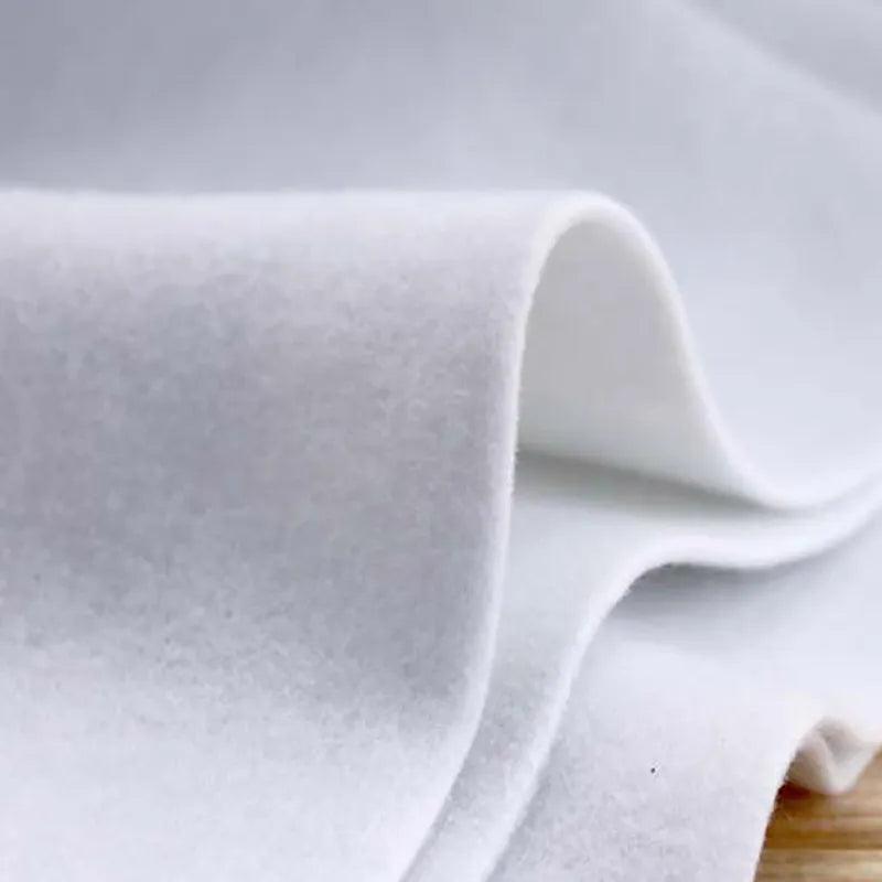 Patchwork Fabric Adhesive Cotton Batting Cream Interlining Filler - 50x100cm Sewing Material  ourlum.com   