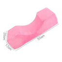 Plush Ergonomic Memory Foam Pillow for Eyelash Comfort