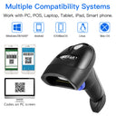 L8BL Bluetooth 2D Barcode Scanner & S8 QR PDF417 Handheld