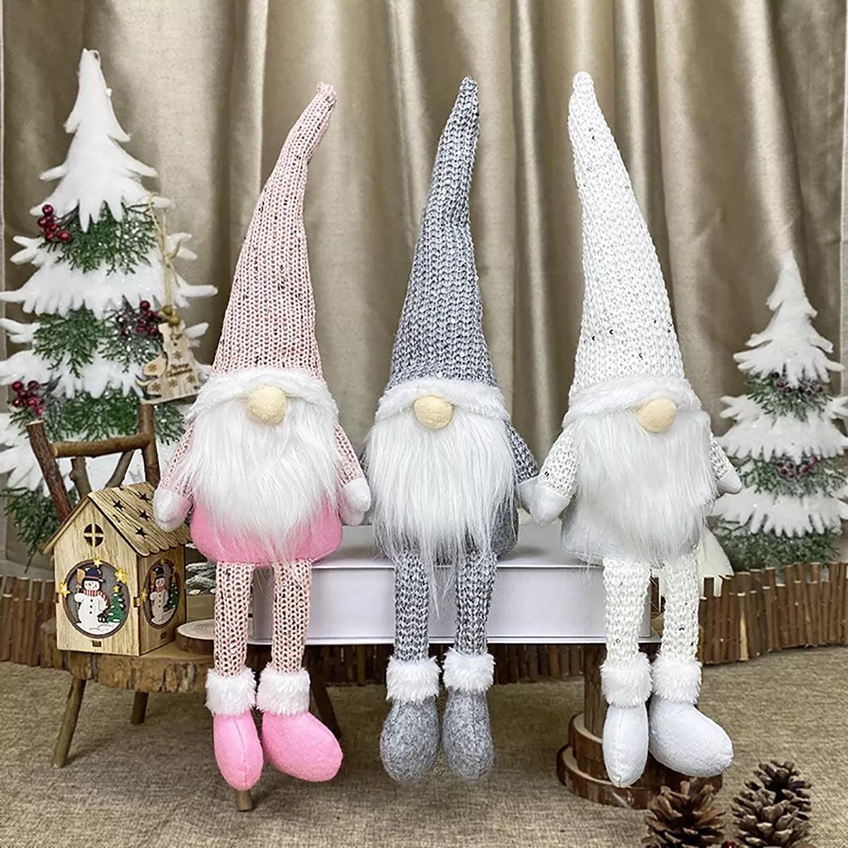 Gnome Christmas Faceless Doll - Festive Home Decor Ornament  ourlum.com   