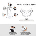 Beard Apron Hair Shave Catcher with Razor Holder Tool