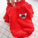 Winter Pet Fleece Coat: Cute Fruit Print Jacket for French Bulldog Chihuahua  ourlum.com L S 