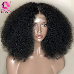 Mongolian Afro Kinky Curly HD Lace Front Wig - Authentic Remy Hair for Ultimate Comfort and Style