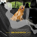 Dog Car Seat Cover Waterproof Rear Pet Travel Mat Hammock