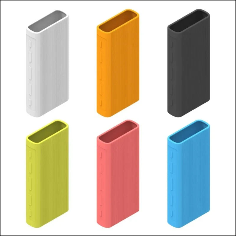 Power Bank Case For Xiaomi Silicone Cover 20000mAh External Battery Pack for Xiao mi PLM07ZM/PB2050ZM/PLM18ZM  ourlum.com   