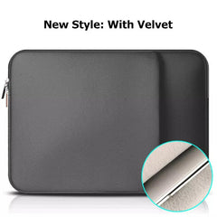 Laptop Sleeve Cover: Velvet Zipper Case for 11-15.6" Laptops - Stylish Shockproof Protection