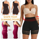 High Waist Lace Body Shaper Shorts Tummy Control Slimming