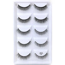 New Full 5 Pairs one box 3D Mink Hair False Eyelashes Natural Thick Long Eye Lashes Wispy Makeup Beauty Extension Tools H13  ourlum.com 5PairsE26  