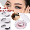 Self-Adhesive 3D Mink Eyelash Extension Kit Reusable Flexible