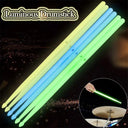 1 Pair 5A Luminous Drum Stick Nylon Fluorescent Drumsticks