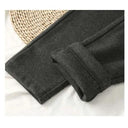 Elevate Your Winter Style with High Waisted Woolen Pencil Pants  ourlum.com black XXL 