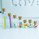 50pcs 10ml 15ml 20ml 25ml 30ml 40ml Glass Bottles with Cork