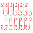 Christmas Ornament Metal S-Shaped Hooks: Enhance Holiday Decor with Ease  ourlum.com red  