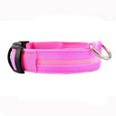 LED Glow Safety Dog Collar: Bright Night Light for Pets  ourlum.com Pink XS 28-38 cm 