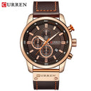 CURREN Chronograph Quartz Watch: Stylish Military Sports Timepiece  ourlum.com   