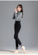 Thermal Winter Thick Fleece High-Waist Warm Skinny Jeans