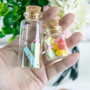 50pcs 10ml 15ml 20ml 25ml 30ml 40ml Glass Bottles with Cork