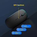 Wireless Rechargeable Mouse Silent Slim Mini for Office Use