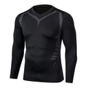 Men's T-shirt Men Running Sport T Shirt Men Compression Fitness Tops Tee Quick DryTight Training Gym Sport Running Shirts Jersey