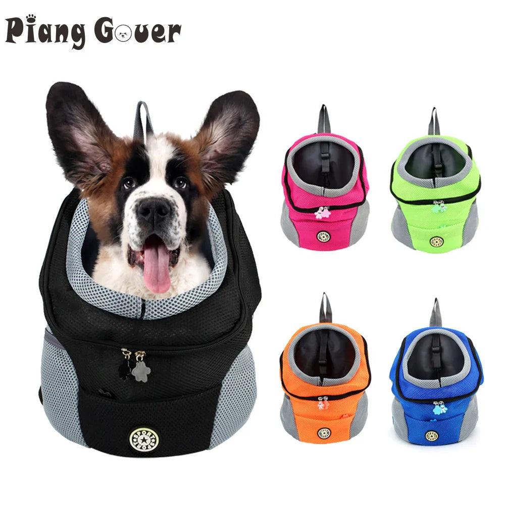 Pet Backpack Big Dog Carrier Bag: Stylish Outdoor Travel Cat Backpacks  ourlum.com   