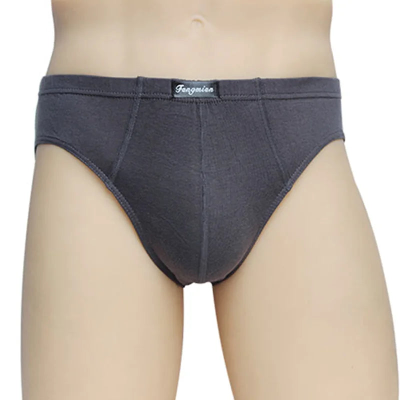 Men's Plus Size Cotton Briefs 5XL/6XL Breathable Underwear Solid Colors - Lum Comfort  Our Lum   