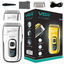 VGR Rechargeable 3-Speed Beard Hair Electric Shaver Men