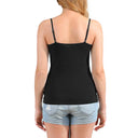 Adjustable Cotton Cami with Shelf Bra Women's Tank Top