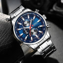 CURREN Men's Luxury Chronograph Quartz Watch with Waterproof Sport Design  ourlum.com   