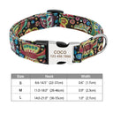 Engraved Nylon Pet ID Collar with Nameplate for Dogs: Personalized Safety Tag Collar  ourlum.com RedGreen S 