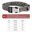 Custom Flower Pet Collar - Engraved ID Tag - Personalized Pug Collar  ourlum.com gray XS 